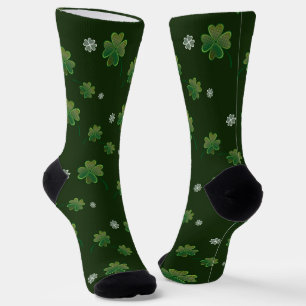 Kleeblatt St. Patrick's Day Socken