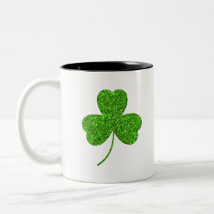 Kleeblatt St. Patrick's Day Zweifarbige Tasse
