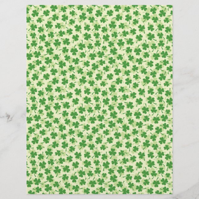 Kleeblatt St Patricks Tageszeitung (Vorderseite)