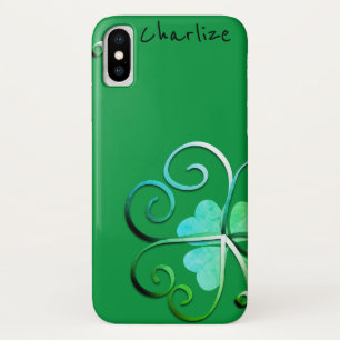 Kleeblatt St. Patrick's W/Name Case-Mate iPhone Hülle