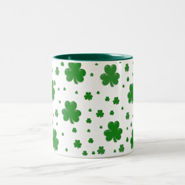 Kleeblatt-Tasse Zweifarbige Tasse (Mittel)