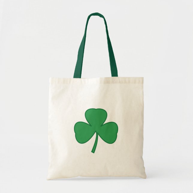 Kleeblatt Tote Bag Tragetasche (Vorne)