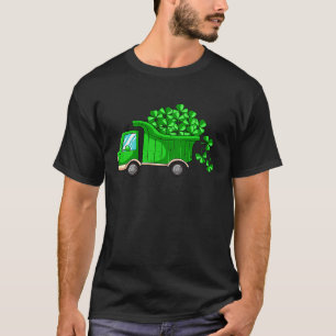 Kleeblatt Truck St Patricks Day Niedlich Lucky Iri T-Shirt