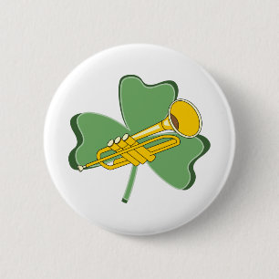 Kleeblatt Trumpet Button