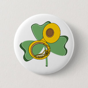 Kleeblatt Tuba Button