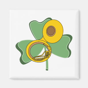 Kleeblatt Tuba Magnet