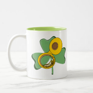 Kleeblatt Tuba Zweifarbige Tasse
