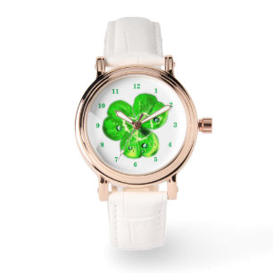 Kleeblatt-Uhr Armbanduhr