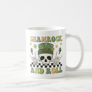 Kleeblatt und Roll - Skelettklemme Kaffeetasse