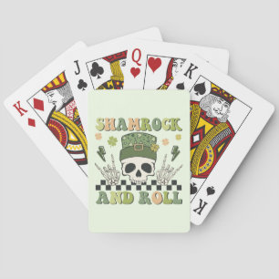 Kleeblatt und Roll - Skelettklemme Spielkarten