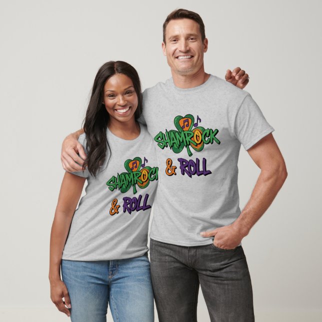 Kleeblatt und Roll St. Patrick's Day T-Shirt (Unisex)