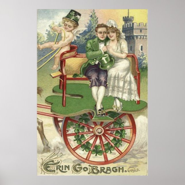 Kleeblatt Verheirateter Pferdetransporter Poster (Vorne)