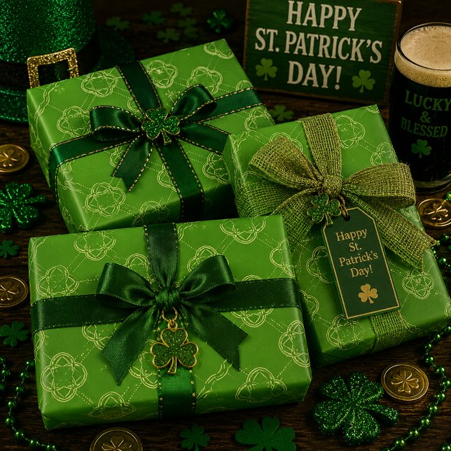 Kleeblatt-Walzer Geschenkpapier Set (Von Creator hochgeladen)