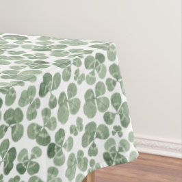 Kleeblatt Wasserfarbe am St. Patrick's Day Tischdecke
