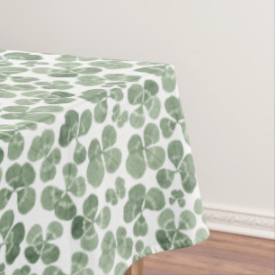 Kleeblatt Wasserfarbe am St. Patrick's Day Tischdecke