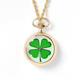 Kleeblatt Watch Necklace Armbanduhr