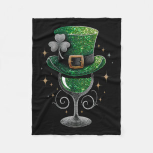 Kleeblatt Wine Gles Drinks St Patricks Day Irish Fleecedecke