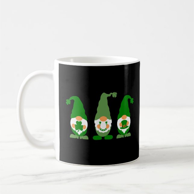 Kleeblätter - Ein Symbol für irisches Glück Kaffeetasse (Links)