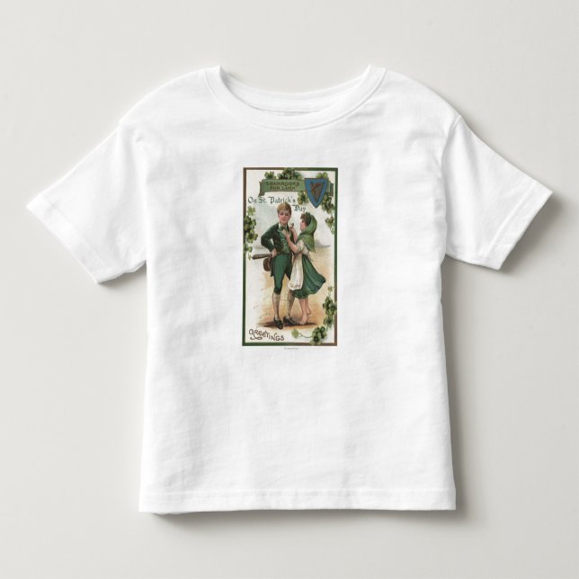 Kleeblätter für Glück Kleinkind T-shirt (Vorderseite)