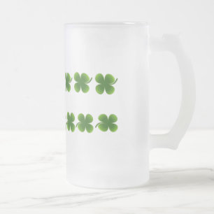 Kleeblätter Mattierte Tasse