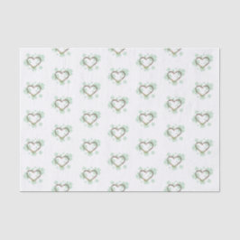 Kleeblätter mit Savior's Crown St. Patrick's Day Seidenpapier