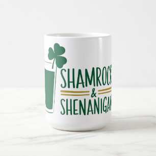 Kleeblätter & Schabernack: St. Patrick's Day Desig Kaffeetasse
