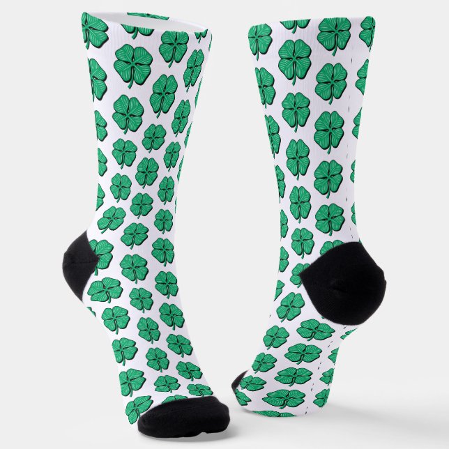 Kleeblätter Socken (Gewinkelt)