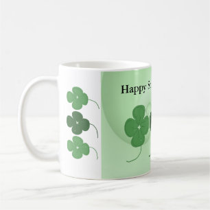 Kleeblätter St. Patrick's Day Kaffeetasse