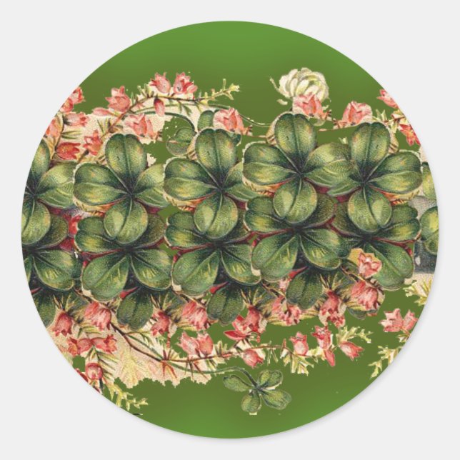 Kleeblätter Sticker (Vorderseite)