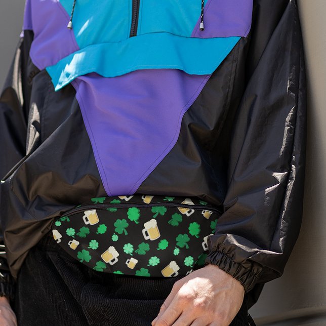 Kleeblätter und Bier Bauchtasche (Von Creator hochgeladen)