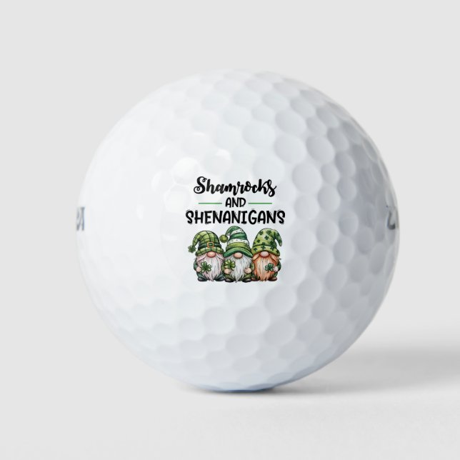 Kleeblätter und Schabernack Golfball (Vorderseite)