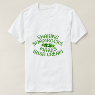 Kleeblätter warnen St. Patricks Day Spaß T-Shirt