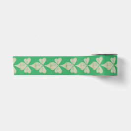 Kleeblätter zu Green Satin Ribbon Satinband