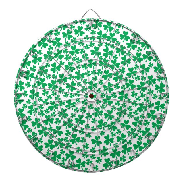Kleeblätter zum St. Patrick's Day Dartscheibe (vorne)