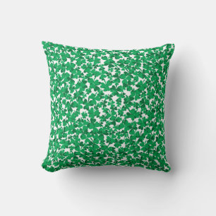 Kleeblätter zum St. Patrick's Day Kissen