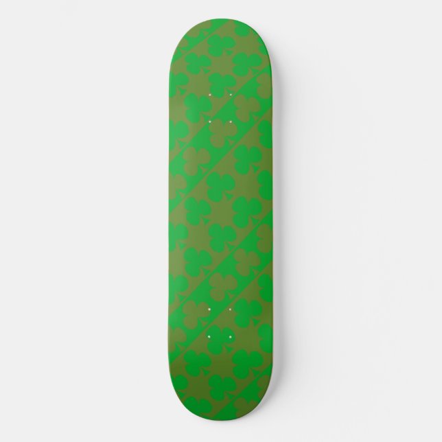 Kleeblattmuster Skateboard (Vorderseite)