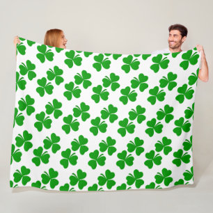 Kleeblatts Clovers Pattern Irish Area Fleecedecke