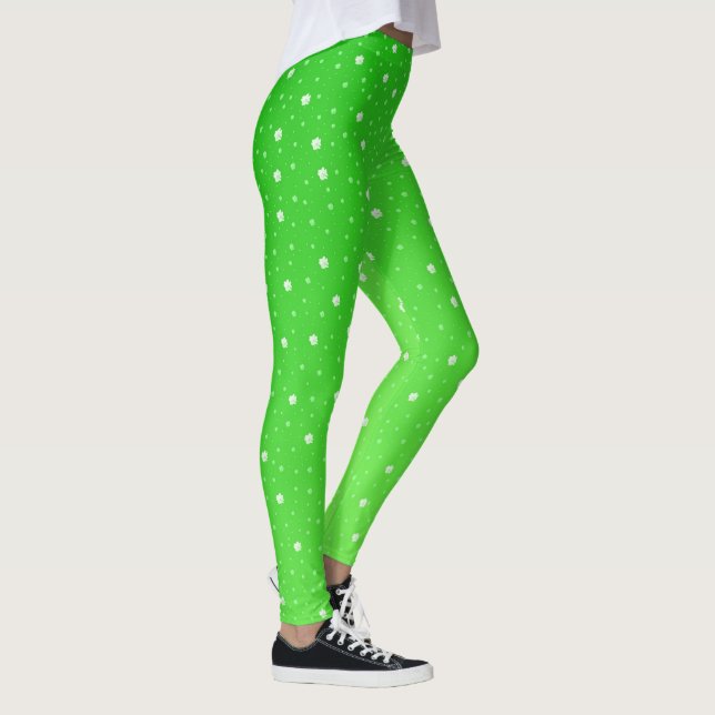 Kleeblatts elegante Leggings gefärbt moderne (Rechts)