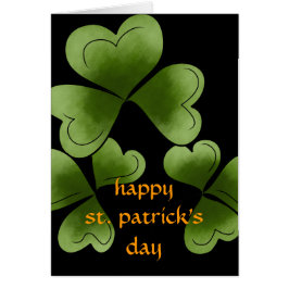 Kleeblatts Happy St. Patrick's Day Grußkarte