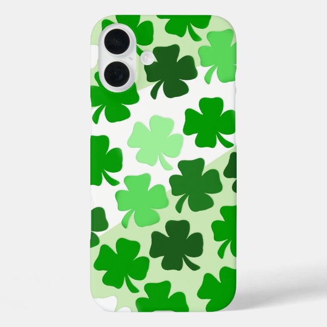 Kleeblatts Irish Closing Handy Fall iPhone 16 Plus Hülle (Rückseite)