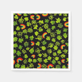 Kleeblatts Rainbows Watercolor Irland ST PATRICKS Serviette