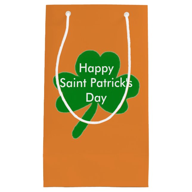 Kleeblatts Saint Patrick's Day Geschenktaschen Kleine Geschenktüte (Vorderseite)