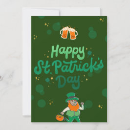 "Kleeblatts & Shenanigans: Ein St. Patrick's Day Feiertagskarte
