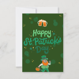 "Kleeblatts & Shenanigans: Ein St. Patrick's Day RSVP Karte