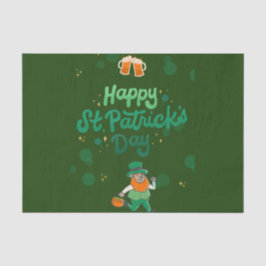 "Kleeblatts & Shenanigans: Ein St. Patrick's Day Seidenpapier