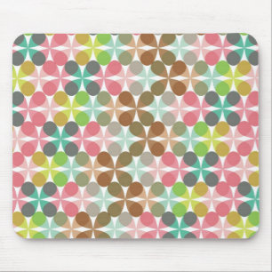 Kleechic-Retro Mod-Pastell-Muster-vektorkunst Mousepad