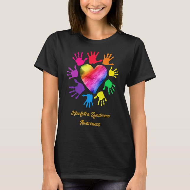 Kleefstra-Syndrom-SensibilisierungsHände Kleefstra T-Shirt (Vorderseite)