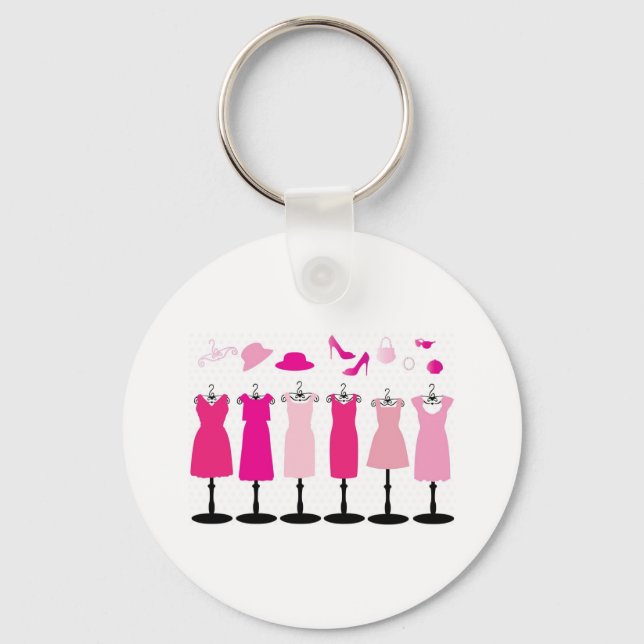 Kleid-163552 PINKS Kleidung Kleidung Kleidung Klei Schlüsselanhänger (Vorderseite)