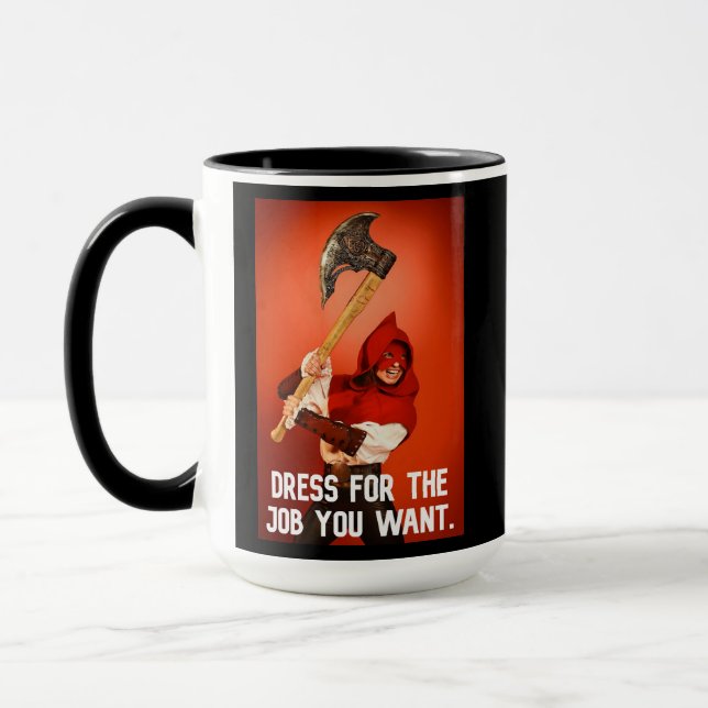 Kleid für den gewollt Job: Vollstrecker Tasse (Links)