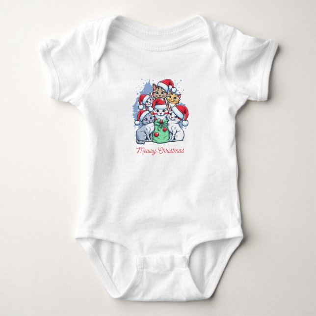Kleider für Merry Christmas Weihnachtsbaby (Vorderseite)